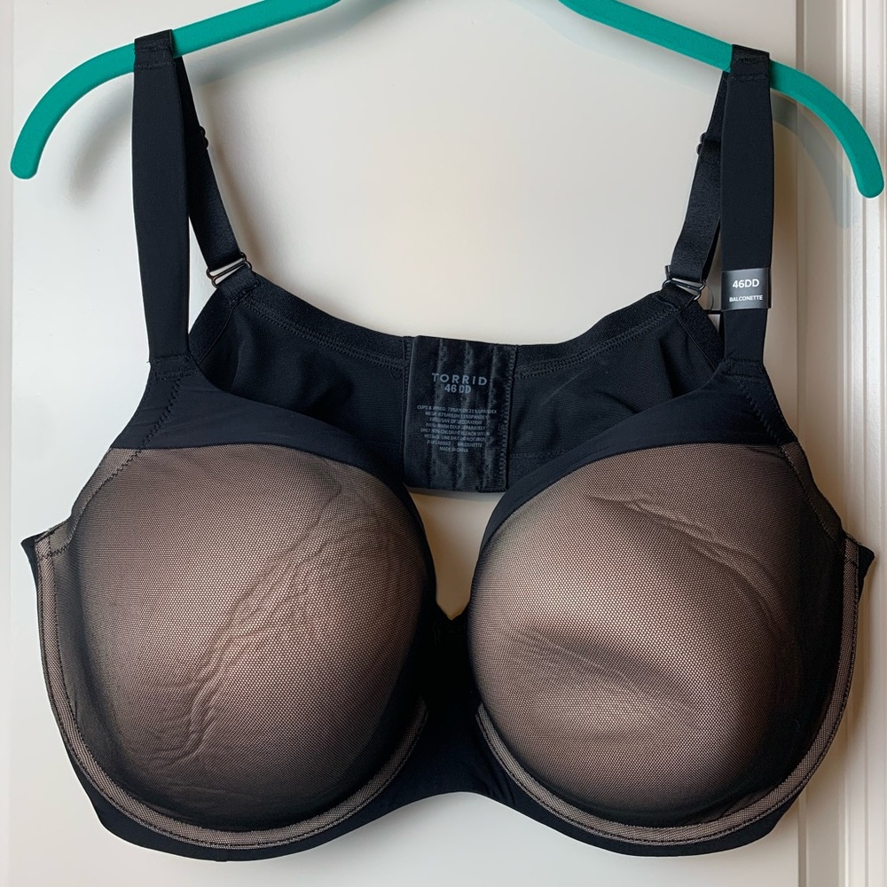 Torrid Black Balconette Bra